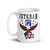XVIII Airborne Corps Veteran (American Eagle) White glossy mug