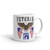 XVIII Airborne Corps Veteran (American Eagle 2)  White glossy mug