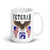 XVIII Airborne Corps Veteran (American Eagle 2)  White glossy mug
