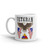 1st Armored Division Veteran (American Eagle 2) White glossy mug