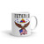 2nd Armored Division Veteran (American Eagle) White glossy mug