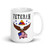 2nd Armored Division Veteran (American Eagle 2) White glossy mug