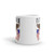 3rd Armored Division Veteran (American Eagle 2) White glossy mug