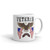 1st Ranger Veteran (American Eagle 2) White glossy mug