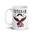 3rd Ranger Veteran (American Eagle) White glossy mug