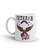 75th Ranger Veteran (American Eagle) White glossy mug