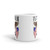 75th Ranger Veteran (American Eagle 2) White glossy mug