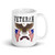 75th Ranger Veteran (American Eagle 2) White glossy mug