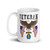 United States Army Special Forces Veteran (American Eagle 2) White glossy mug