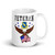 504 PIR Veteran (American Eagle) White glossy mug