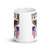 Combat Medic Badge Veteran (American Eagle 2) White glossy mug