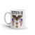 Iraq Veteran (American Eagle 2) White glossy mug