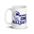 Number One Bullsh*t White glossy mug