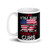 I Am 1776% Sure No One Will Be Taking My Guns White glossy mug