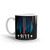 9/11 (We Will Never Forget 4) White glossy mug