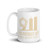 9-11 (Patriot Day) White glossy mug