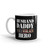 Husband Daddy Veteran Hero White glossy mug
