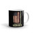 Thank You For Your Service White mug