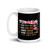 I WIll Fight Until White glossy mug