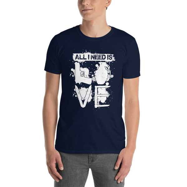 All I Need is Love Short-Sleeve Unisex T-Shirt