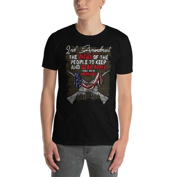 2nd Amendment (Text) Short-Sleeve Unisex T-Shirt