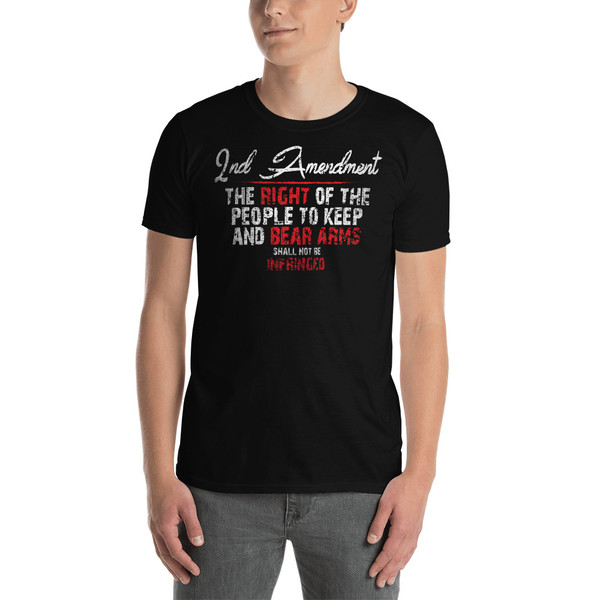 2nd Amentment Text Short-Sleeve Unisex T-Shirt