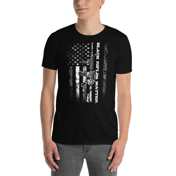 Black Rifles Matter Short-Sleeve Unisex T-Shirt