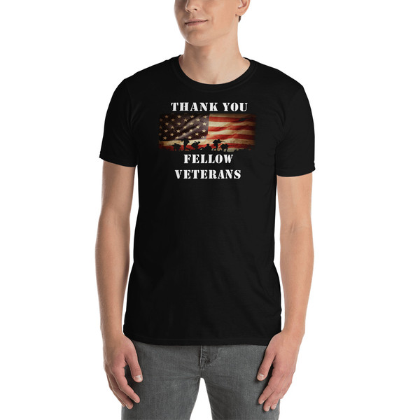 Thank You Fellow Veterans Short-Sleeve Unisex T-Shirt