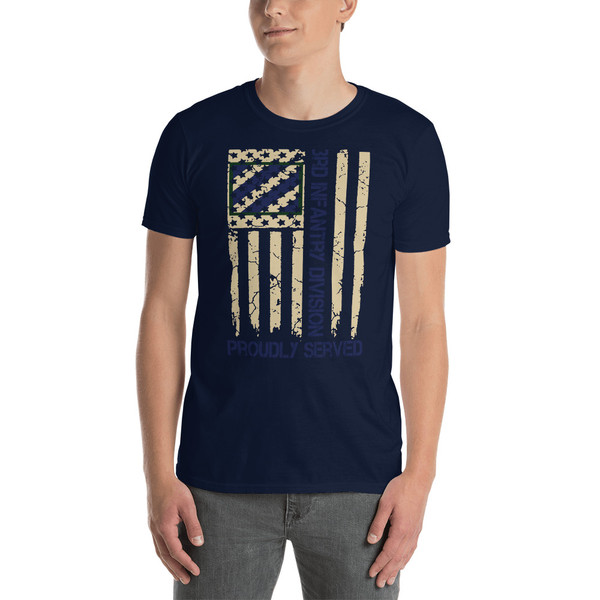 3rd Infantry Division (Proudly Served) Short-Sleeve Unisex T-Shirt
