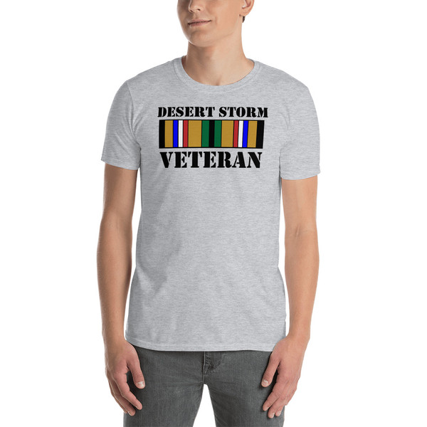 Desert Storm Veteran (Ribbon) Short-Sleeve Unisex T-Shirt