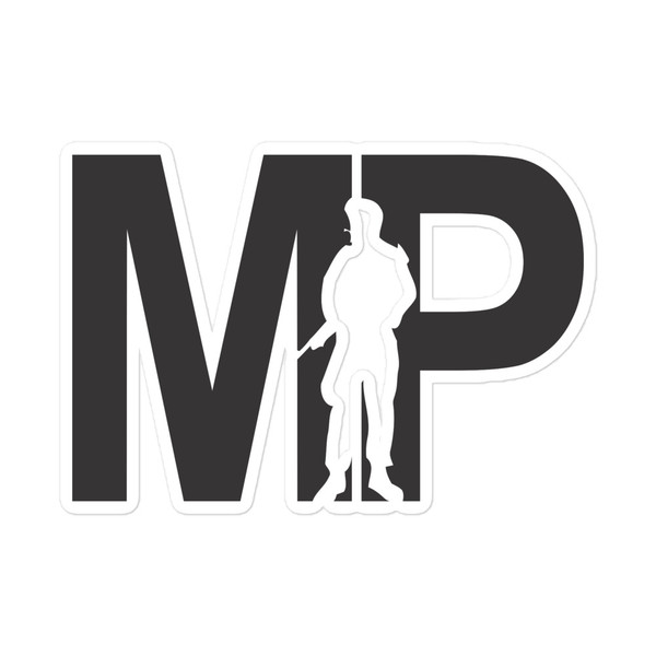 MP (Military Police) Bubble-free stickers