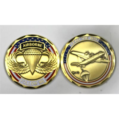 Airborne Follow Me (Lead the Way) Challenge Coin