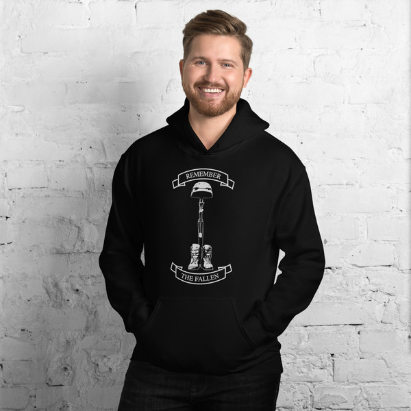 Remember the Fallen (Battlefield Cross) Unisex Hoodie
