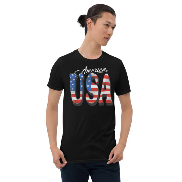 America (USA) Short-Sleeve Unisex T-Shirt