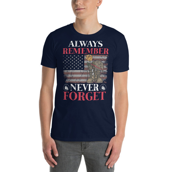 Always Remember and Never Forget Short-Sleeve Unisex T-Shirt