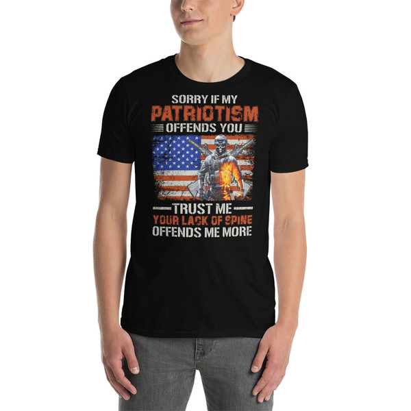 Sorry if My Patriotism Offends Short-Sleeve Unisex T-Shirt