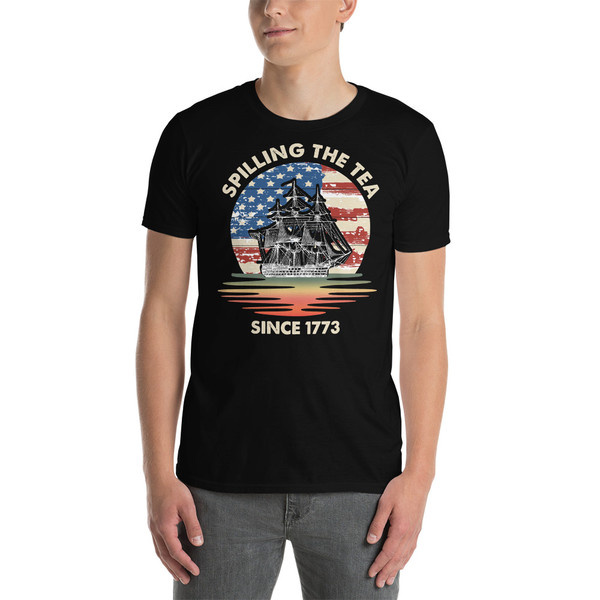 Spilling the Tea Since 1773 Short-Sleeve Unisex T-Shirt