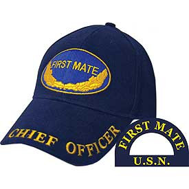 U.S. Navy Chief Officer First Mate Baseball Cap