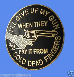 Cold Dead Fingers Pin