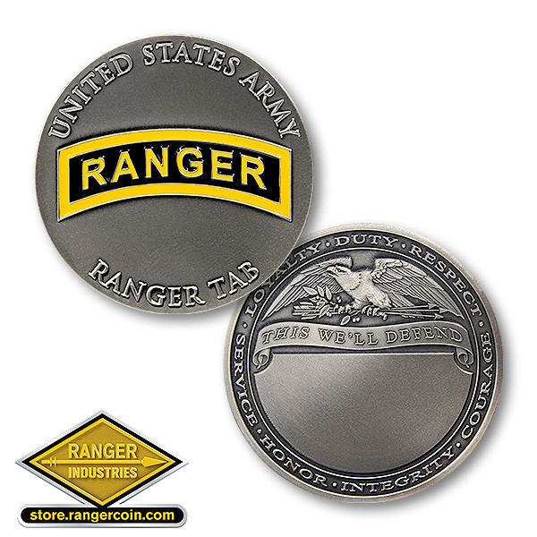 Ranger Tab Challenge Coin
