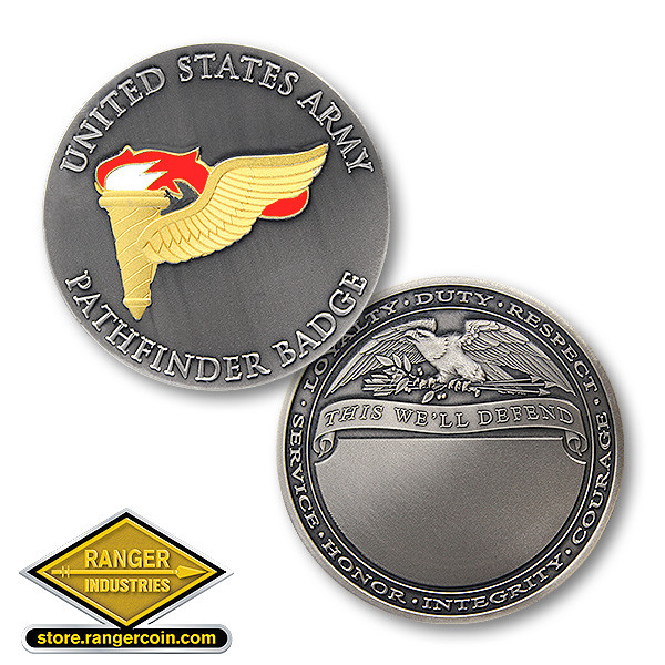 Pathfinder Wings Challenge Coin
