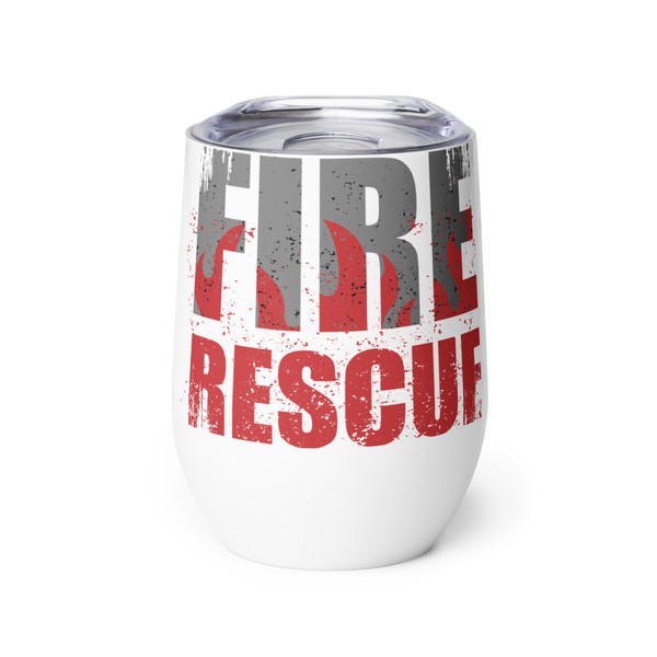 Fire Rescue Wine tumbler