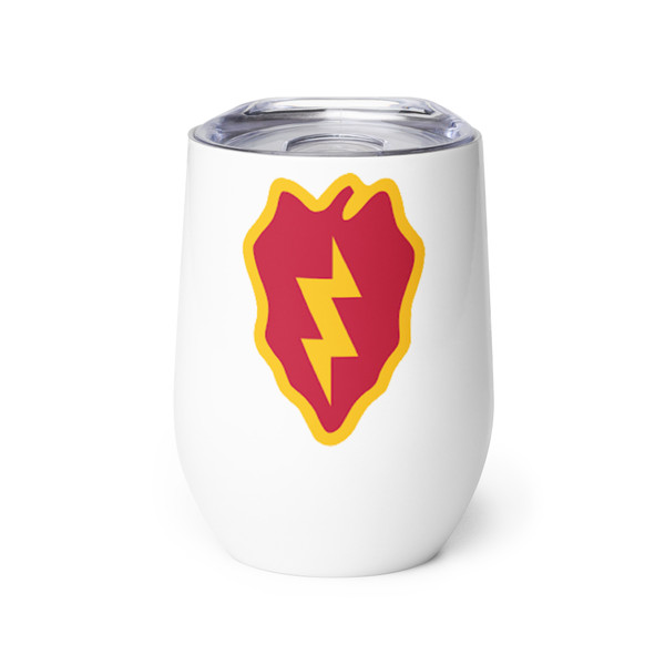 25th Infantry Division Wine tumbler
