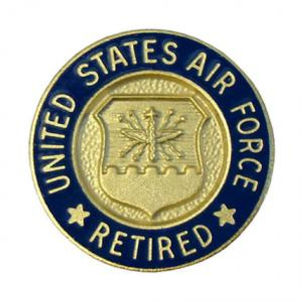 U.S. Air Force Retired Pin Meach's Military Memorabilia & More