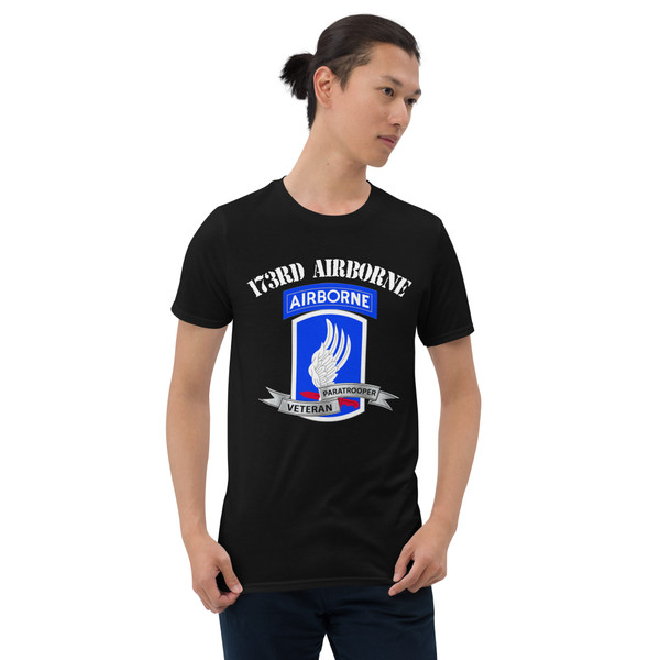 173rd Airborne (Veteran, Paratrooper) Short-Sleeve Unisex T-Shirt