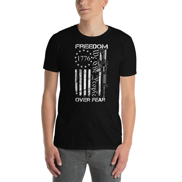 Freedom Over Fear (We the People) Short-Sleeve Unisex T-Shirt
