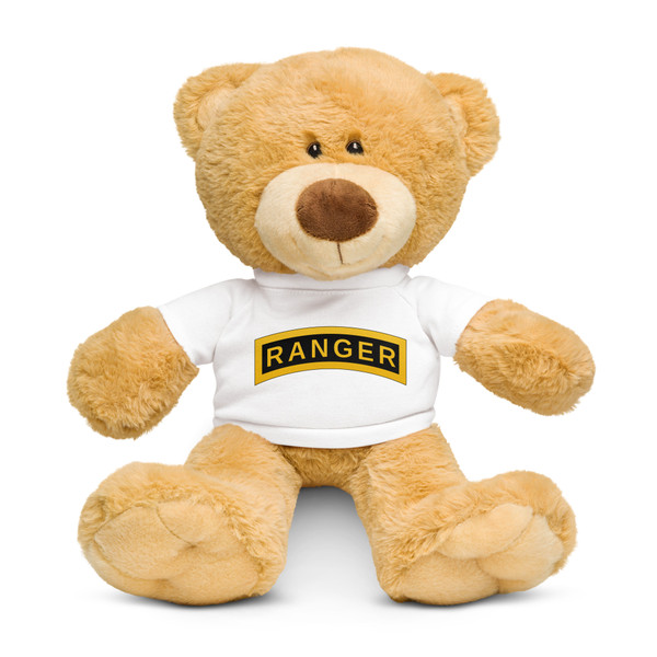 Ranger Tab Teddy bear with a t-shirt