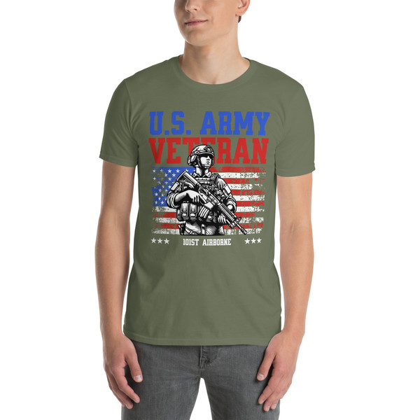 U.S. Army Veteran (101st Airborne) Short-Sleeve Unisex T-Shirt