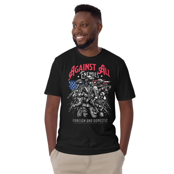 Against All Enemies (Foreign & Domestic) Short-Sleeve Unisex T-Shirt