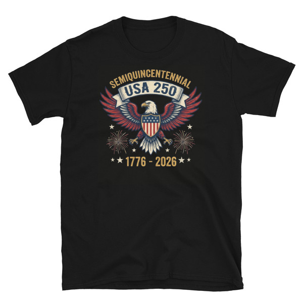 USA 250 (Semiquincentennial) Short-Sleeve Unisex T-Shirt